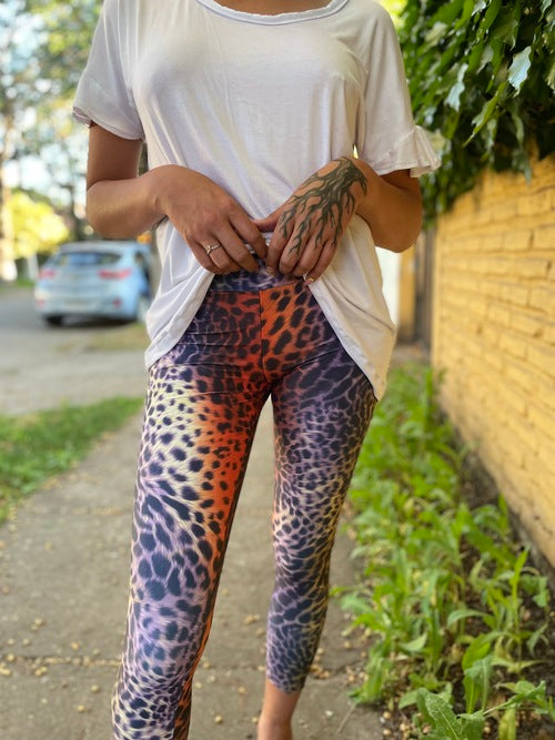 Leggins Leopardo Colores