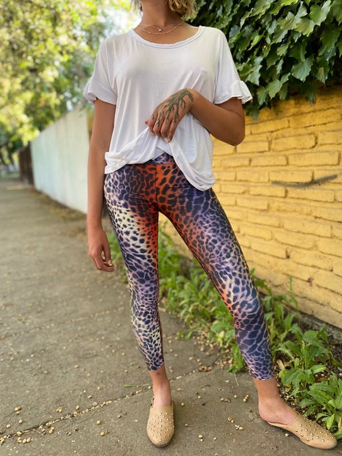 Leggins Leopardo Colores