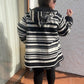 Chaqueta reversible artemisa rayas