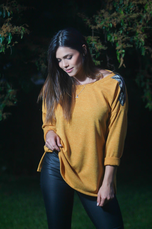 Sweater amelie amarillo