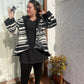 Chaqueta reversible artemisa rayas